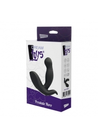 Черный вибромассажер простаты PROSTATE HERO - Dream Toys - в Майкопе купить с доставкой