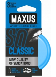 Классические презервативы в железном кейсе MAXUS Classic - 3 шт. - Maxus - купить с доставкой в Майкопе
