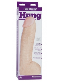 Огромная насадка-реалистик Vac-U-Lock Realistic Hung - 31,7 см. - Doc Johnson - купить с доставкой в Майкопе