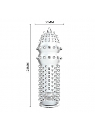 Закрытая прозрачная насадка Crystal sleeve - 14,2 см. - Erowoman-Eroman - в Майкопе купить с доставкой