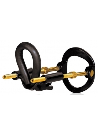 Черный экстендер-растяжитель пениса - Sex Expert - в Майкопе купить с доставкой