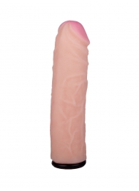 Черный пояс-трусики с насадкой  Гламур Dana  - 15,5 см. - LOVETOY (А-Полимер) - купить с доставкой в Майкопе