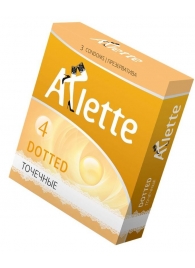 Презервативы Arlette Dotted с точечной текстурой - 3 шт. - Arlette - купить с доставкой в Майкопе