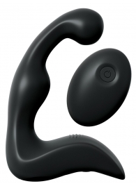 Черный вибромассажер простаты с пультом ДУ Control P-Spot Pro - Pipedream - в Майкопе купить с доставкой