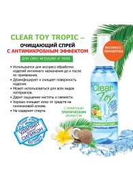 Очищающий спрей для игрушек CLEAR TOY Tropic - 100 мл. - Биоритм - купить с доставкой в Майкопе