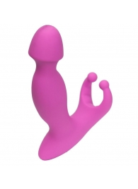 Розовый стимулятор простаты с усиками - 15 см. - 4sexdreaM - в Майкопе купить с доставкой