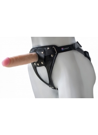 Универсальный мягкий пояс с насадкой Hard brutal BDSM-КОНСУЛ - 17 см. - LOVETOY (А-Полимер) - купить с доставкой в Майкопе