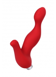Красный силиконовый вибростимулятор простаты Proman - 12,5 см. - ToyFa - в Майкопе купить с доставкой