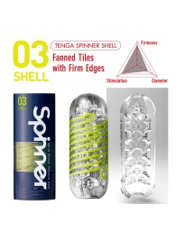 Мастурбатор SPINNER Shell - Tenga - в Майкопе купить с доставкой