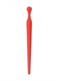 Красный силиконовый уретральный плаг - 10 см. - ToyFa - купить с доставкой в Майкопе