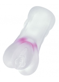 Прозрачный реалистичный мастурбатор Juicy Pussy Crystal Rose - ToyFa - в Майкопе купить с доставкой