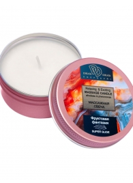 Массажная свеча  Фруктовая фантазия - БиоМед - купить с доставкой в Майкопе