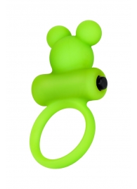 Зеленое виброкольцо на пенис A-Toys - A-toys - в Майкопе купить с доставкой