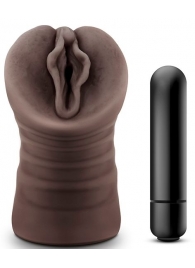 Коричневый мастурбатор-вагина Alexis - Blush Novelties - в Майкопе купить с доставкой