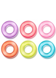 Набор из 6 эрекционных колец King of the Ring - Blush Novelties - в Майкопе купить с доставкой