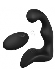 Черный вибромассажер простаты REMOTE BOOTY PLEASER - Dream Toys - в Майкопе купить с доставкой