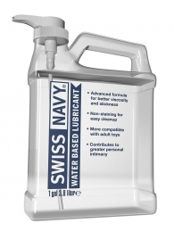 Канистра лубриканта Swiss Navy Water Based Lube на водной основе - 3,8 л. - Swiss navy - купить с доставкой в Майкопе