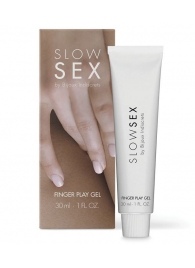 Гель для мастурбации с ароматом кокоса Slow Sex Finger Play Gel - 30 мл. - Bijoux Indiscrets - купить с доставкой в Майкопе