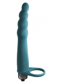 Зеленая вибронасадка для двойного проникновения Bramble - 16,5 см. - Lola Games - купить с доставкой в Майкопе