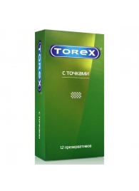 Текстурированные презервативы Torex  С точками  - 12 шт. - Torex - купить с доставкой в Майкопе