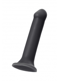 Черный фаллос на присоске Silicone Bendable Dildo XL - 20 см. - Strap-on-me - купить с доставкой в Майкопе