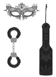 Черный игровой набор Introductory Bondage Kit №4 - Shots Media BV - купить с доставкой в Майкопе