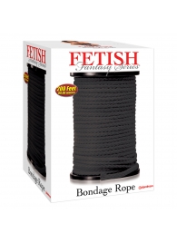 Черная веревка для связывания Bondage Rope - 60,9 м. - Pipedream - купить с доставкой в Майкопе