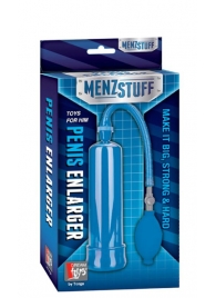 Синяя вакуумная помпа MENZSTUFF PENIS ENLARGER - Dream Toys - в Майкопе купить с доставкой