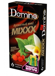 Ароматизированные презервативы DOMINO  Ароматный микс  - 6 шт. - Domino - купить с доставкой в Майкопе