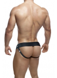 Черный мужской страпон DR. SKIN 6INCH HOLLOW STRAP ON - 16 см. - Blush Novelties - купить с доставкой в Майкопе