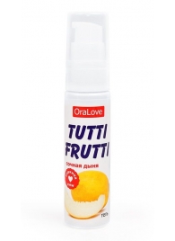 Гель-смазка Tutti-frutti со вкусом сочной дыни - 30 гр. - Биоритм - купить с доставкой в Майкопе
