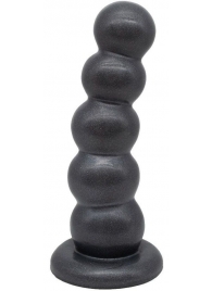 Черная насадка-плаг на харнесс PLATINUM 7 - 19,5 см. - LOVETOY (А-Полимер) - купить с доставкой в Майкопе