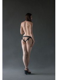 Черные трусики Better с анальной насадкой - 8 см. - Lola Games - купить с доставкой в Майкопе