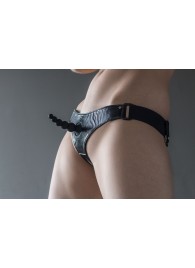 Черные трусики Better с анальной насадкой - 8 см. - Lola Games - купить с доставкой в Майкопе