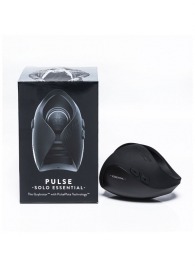 Черный инновационный мужской вибратор PULSE SOLO ESSENTIAL - Hot Octopuss - в Майкопе купить с доставкой