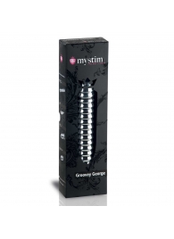 Рельефный фаллос для интенсивного электросекса Groovey George - 20 см. - MyStim - купить с доставкой в Майкопе