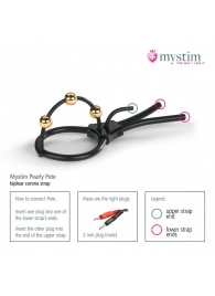 Утяжка под головку для электростимулятора Pearly Pete - MyStim - купить с доставкой в Майкопе