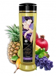 Массажное масло Libido Exotic Fruits с ароматом экзотических фруктов - 240 мл. - Shunga - купить с доставкой в Майкопе