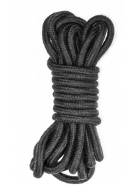 Черная веревка Do Not Disturb - 5 м. - Lola Games - купить с доставкой в Майкопе