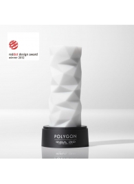 Белый 3D мастурбатор POLYGON - Tenga - в Майкопе купить с доставкой