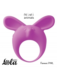 Фиолетовое эрекционное кольцо Fennec Phil - Lola Games - в Майкопе купить с доставкой