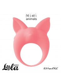 Оранжевое эрекционное кольцо Kitten Kyle - Lola Games - в Майкопе купить с доставкой