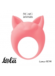 Оранжевое эрекционное кольцо Lemur Remi - Lola Games - в Майкопе купить с доставкой