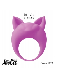 Фиолетовое эрекционное кольцо Lemur Remi - Lola Games - в Майкопе купить с доставкой