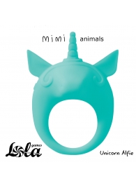 Зеленое эрекционное кольцо Unicorn Alfie - Lola Games - в Майкопе купить с доставкой