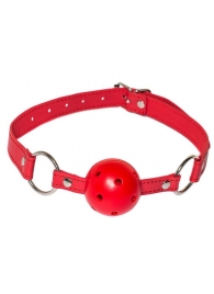 Красный кляп-шарик Firecracker - Lola Games - купить с доставкой в Майкопе