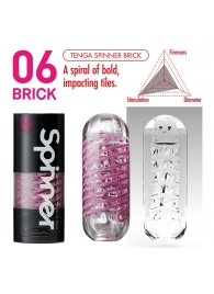 Мастурбатор SPINNER Brick - Tenga - в Майкопе купить с доставкой