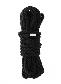 Черная веревка для шибари DELUXE BONDAGE ROPE - 5 м. - Dream Toys - купить с доставкой в Майкопе