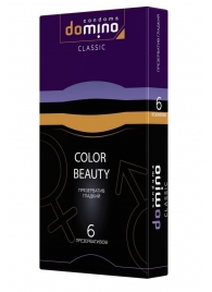 Разноцветные презервативы DOMINO Colour Beauty - 6 шт. - Domino - купить с доставкой в Майкопе