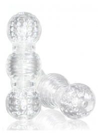 Прозрачный фигурный мастурбатор Master Stroker - Blush Novelties - в Майкопе купить с доставкой